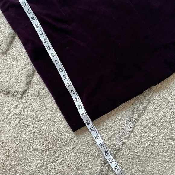 Vintage Watters and Watters Purple Velvet midi Formal Dress size 10 - Picture 9 of 10
